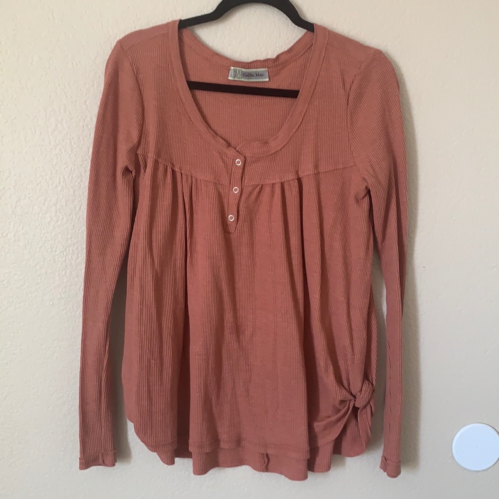 Henley Tunic Top